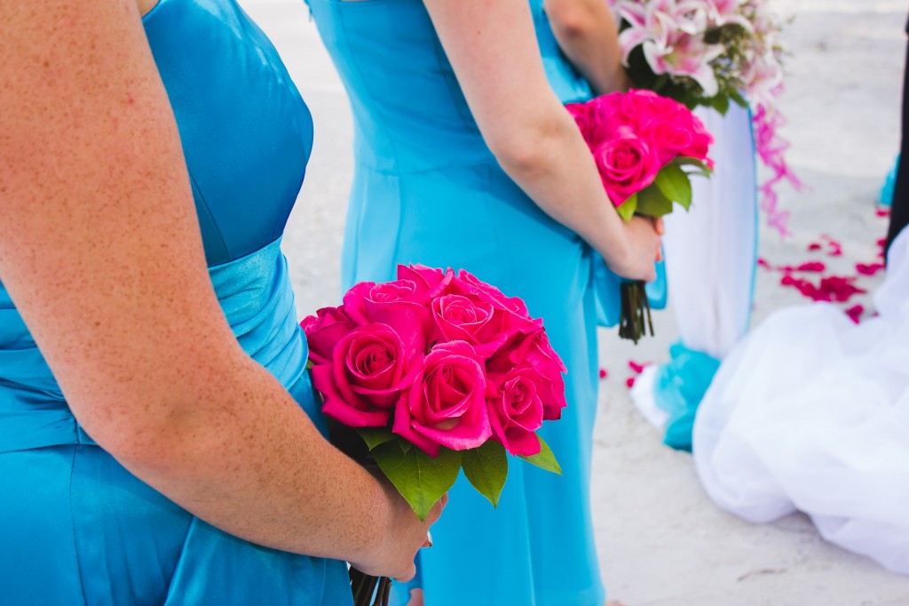 Teal & Fuchsia Treasure Island Beach Destination Wedding - Florida Beach Wedding Planner Tide the Knot (13)