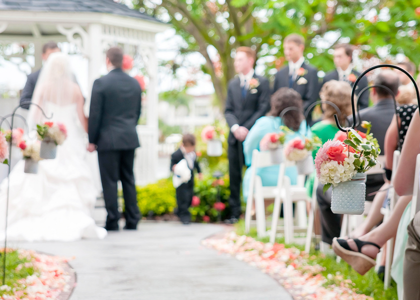 Navy, White & Coral Davis Island Garden Club Wedding - Tampa Wedding Photographer Kristen Marie Photography (18)