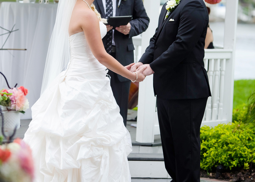 Navy, White & Coral Davis Island Garden Club Wedding - Tampa Wedding Photographer Kristen Marie Photography (19)