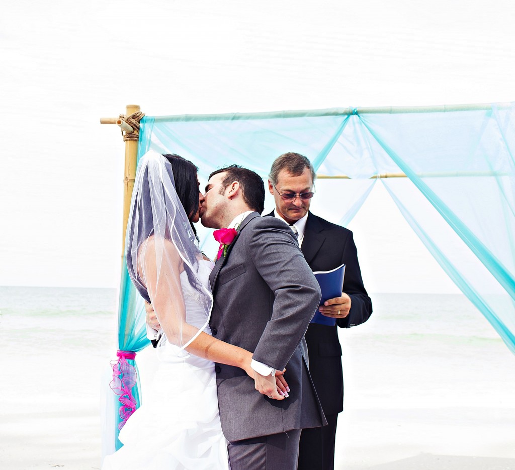 Teal & Fuchsia Treasure Island Beach Destination Wedding - Florida Beach Wedding Planner Tide the Knot (22)
