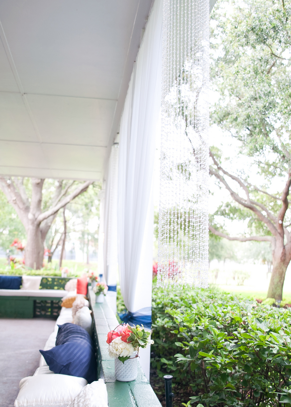 Navy, White & Coral Davis Island Garden Club Wedding - Tampa Wedding Photographer Kristen Marie Photography (26)