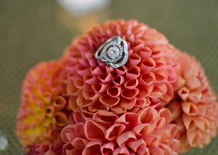 Navy, White & Coral Davis Island Garden Club Wedding - Tampa Wedding Photographer Kristen Marie Photography (28)