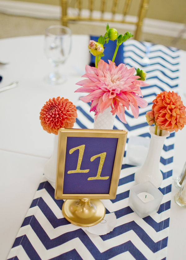 Navy, White & Coral Davis Island Garden Club Wedding - Tampa Wedding Photographer Kristen Marie Photography (29)