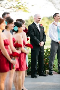 Red & Tiffany Blue Vintage Davis Islands Garden Club Wedding - Tampa Wedding Photographer Justin DeMutiis Photography (12)