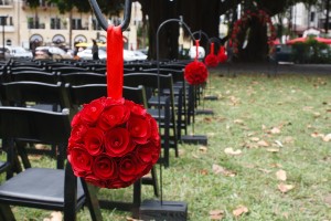 St. Pete Museum of Fine Arts Black & Red Halloween Themed Wedding - St. Petersburg, FL Wedding Photographer Carrie Wildes Photography (16)