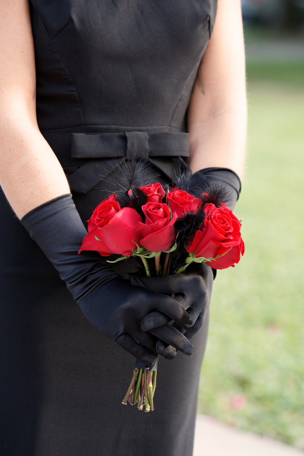 St. Pete Museum of Fine Arts Black & Red Halloween Themed Wedding - St. Petersburg, FL Wedding Photographer Carrie Wildes Photography (19)