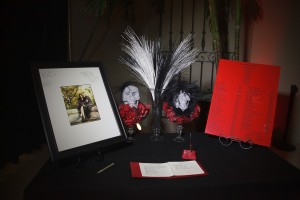 St. Pete Museum of Fine Arts Black & Red Halloween Themed Wedding - St. Petersburg, FL Wedding Photographer Carrie Wildes Photography (32)