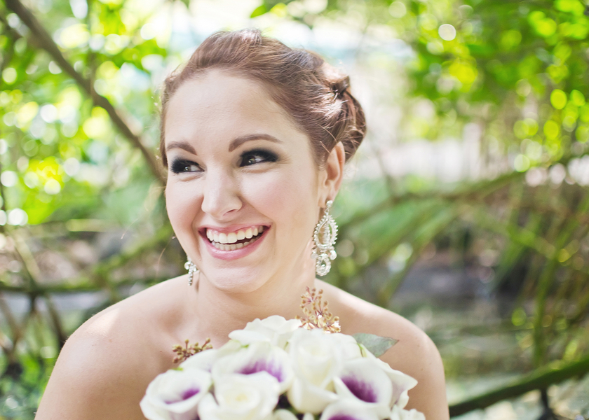 Damask, Purple & Green Florida Aquarium Wedding - Tampa Wedding Photographer Kristen Marie Photography (8)