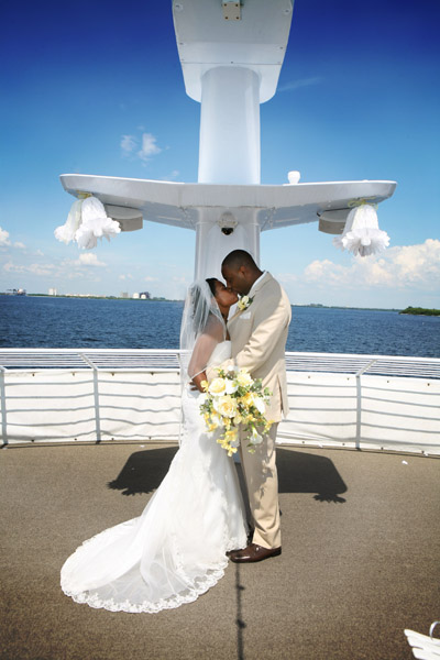 Ivory, Yellow & Tan Nautical Destination Wedding Yacht Starship - Tampa Wedding Photographer Victor's Photojournalism (17)