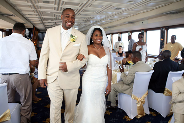 Ivory, Yellow & Tan Nautical Destination Wedding Yacht Starship - Tampa Wedding Photographer Victor's Photojournalism (22)