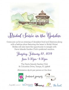 Davis Island Garden Club Bridal Show - Thursday, February 27, 2014