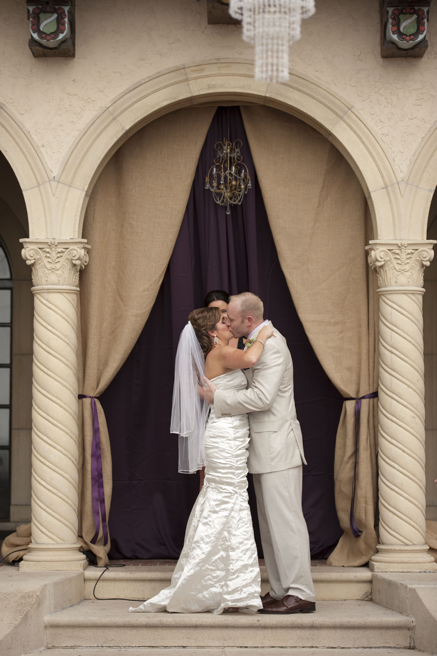 Eggplant and Burlap Destination Powel Crosley Estate Sarasota Wedding - Sarasota Wedding Photographer Stephanie A. Smith Photography (14)