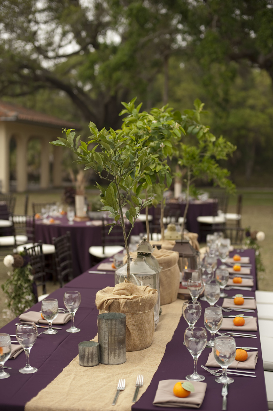 Eggplant and Burlap Destination Powel Crosley Estate Sarasota Wedding - Sarasota Wedding Photographer Stephanie A. Smith Photography (22)