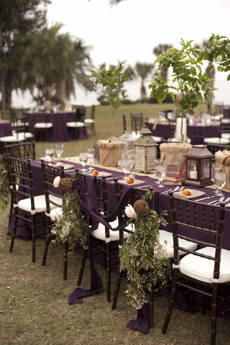 Eggplant and Burlap Destination Powel Crosley Estate Sarasota Wedding - Sarasota Wedding Photographer Stephanie A. Smith Photography (23)