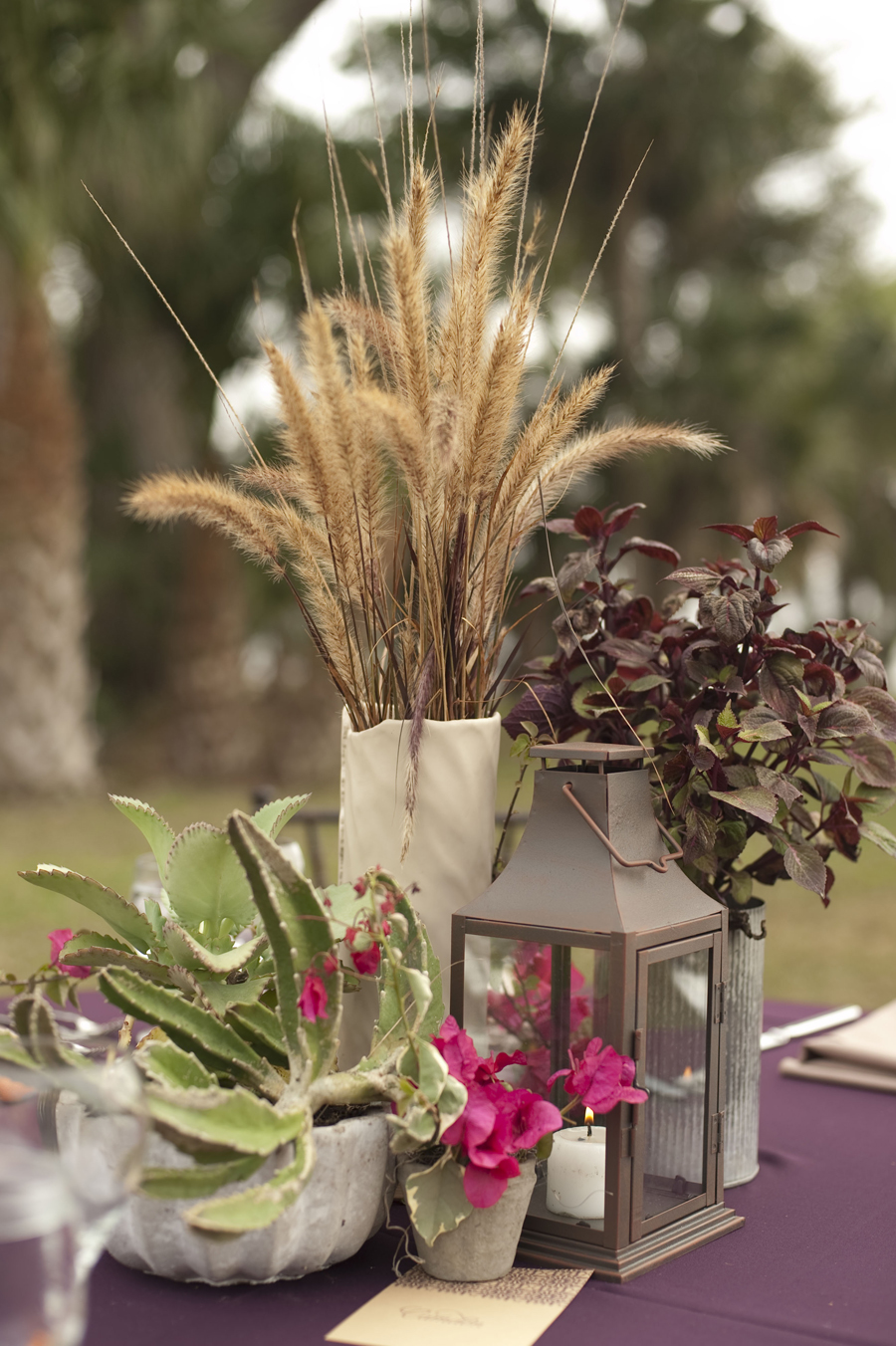 Eggplant and Burlap Destination Powel Crosley Estate Sarasota Wedding - Sarasota Wedding Photographer Stephanie A. Smith Photography (26)