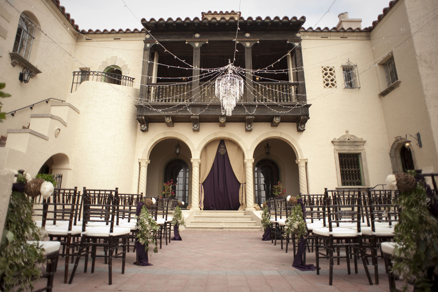 Eggplant and Burlap Destination Powel Crosley Estate Sarasota Wedding - Sarasota Wedding Photographer Stephanie A. Smith Photography (9)