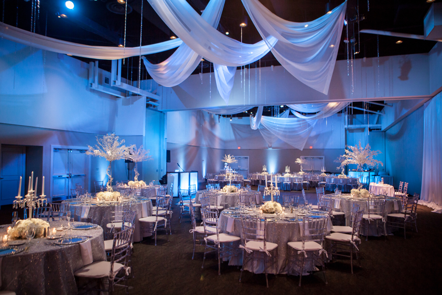 White, Silver & Blue Winter Wonderland Wedding at A La Carte Pavilion - Tampa Wedding Photographer Andy Martin Photography (25)