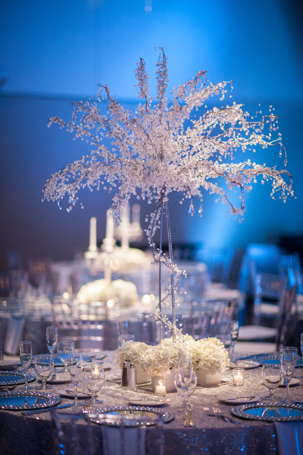 White, Silver & Blue Winter Wonderland Wedding at A La Carte Pavilion - Tampa Wedding Photographer Andy Martin Photography (28)