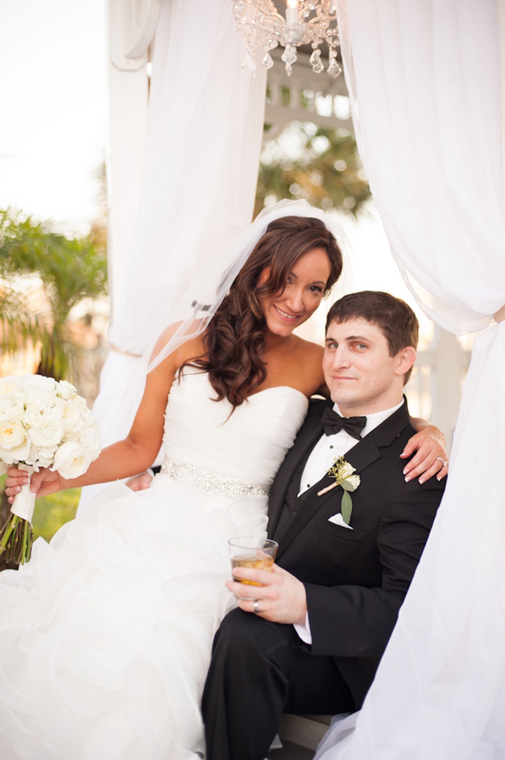 Purple, Ivory and Champagne Vintage Glam Wedding - Davis Islands Garden Club - Tampa Wedding Photographer Stephanie A. Smith Photography (17)