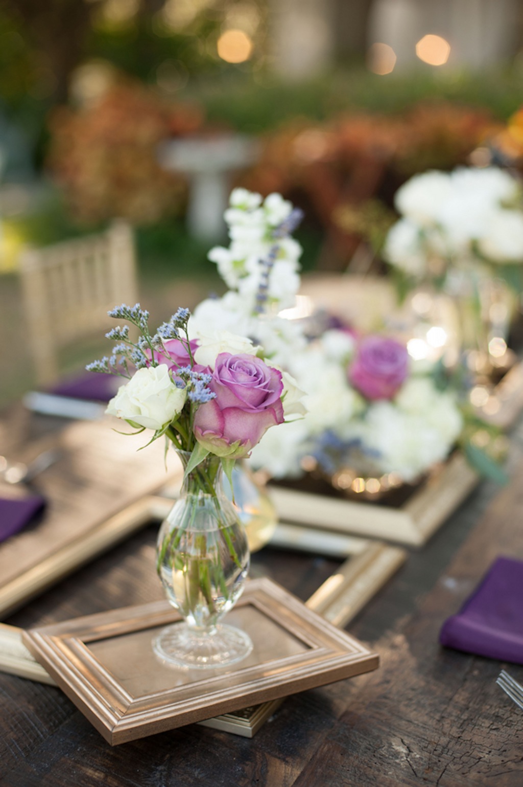 Purple, Ivory and Champagne Vintage Glam Wedding - Davis Islands Garden Club - Tampa Wedding Photographer Stephanie A. Smith Photography (21)
