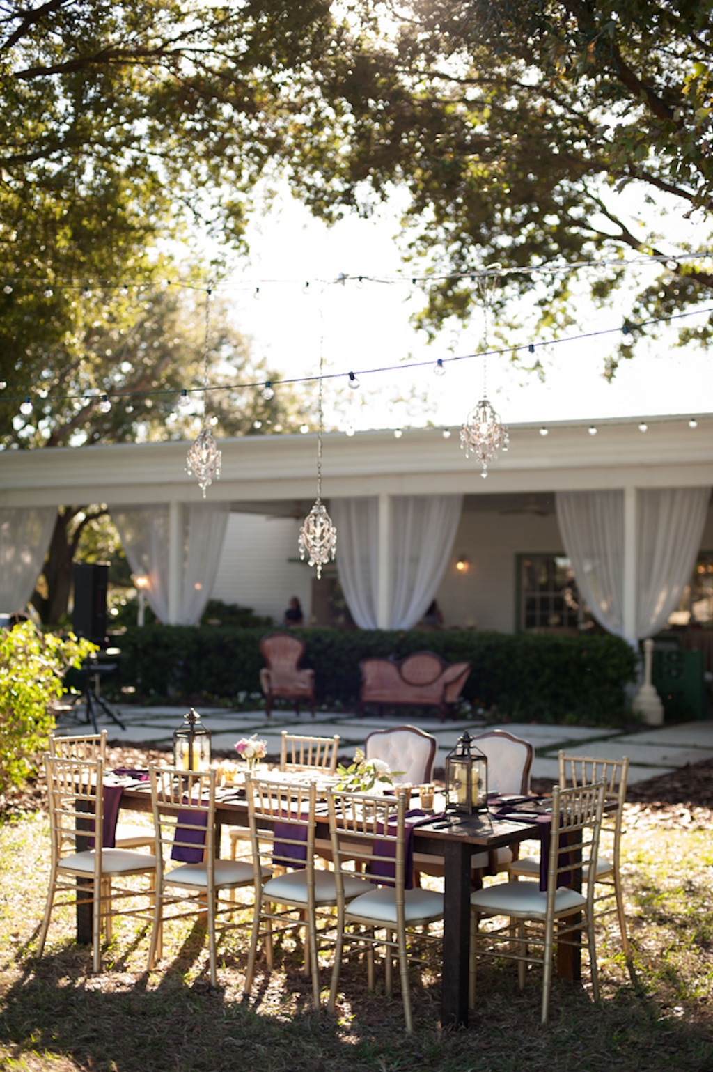 Purple, Ivory and Champagne Vintage Glam Wedding - Davis Islands Garden Club - Tampa Wedding Photographer Stephanie A. Smith Photography (26)