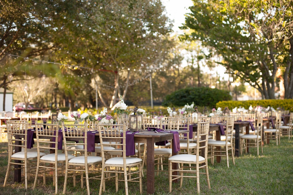 Purple, Ivory and Champagne Vintage Glam Wedding - Davis Islands Garden Club - Tampa Wedding Photographer Stephanie A. Smith Photography (29)