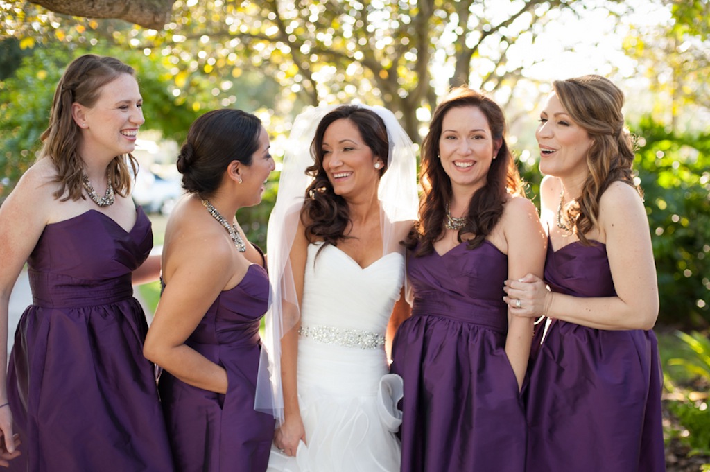 Purple, Ivory and Champagne Vintage Glam Wedding - Davis Islands Garden Club - Tampa Wedding Photographer Stephanie A. Smith Photography (5)