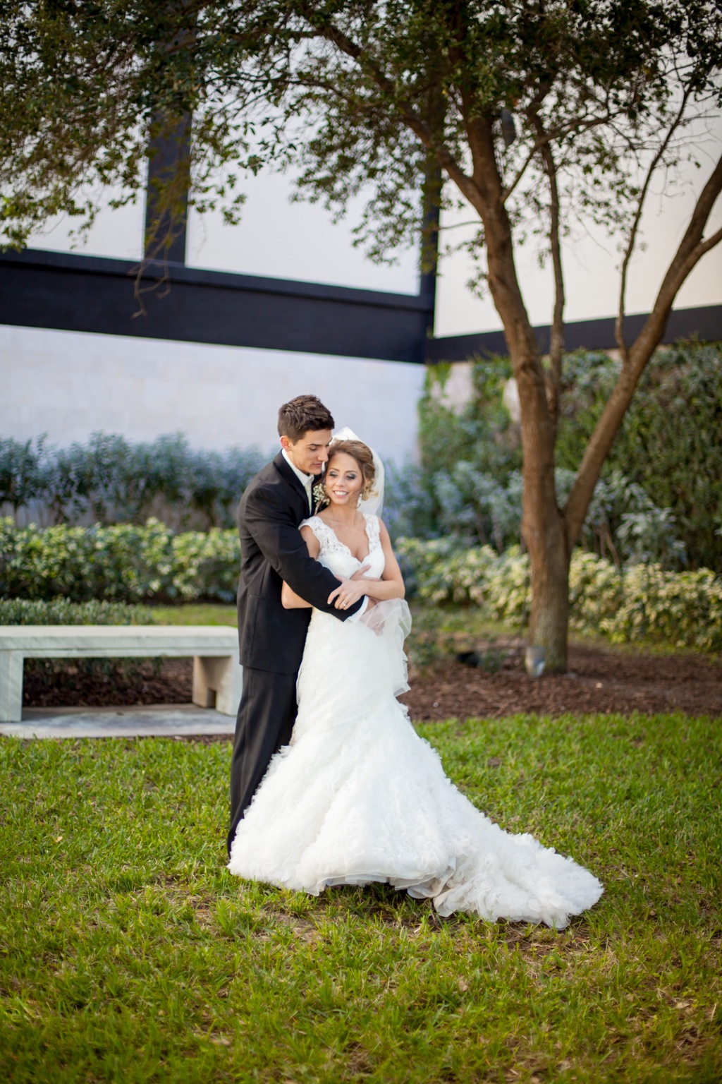 A La Carte Pavilion Wedding in Tampa, FL Navy, Grey & Pink - Tampa Wedding Photographer Photography Blu (14)