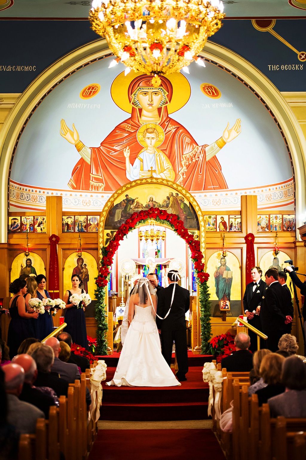 Floridan Palace Historic Wedding Venue in Downtown Tampa - Ivory, Gold & Blue Greek Wedding by Tampa Wedding Photographer Limelight Photography (17)