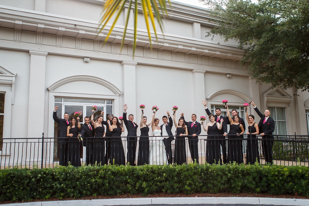 A La Carte Pavilion Wedding - Pink Bling Tampa Wedding - Tampa Wedding Photographer Aaron Lockwood Photography (24)