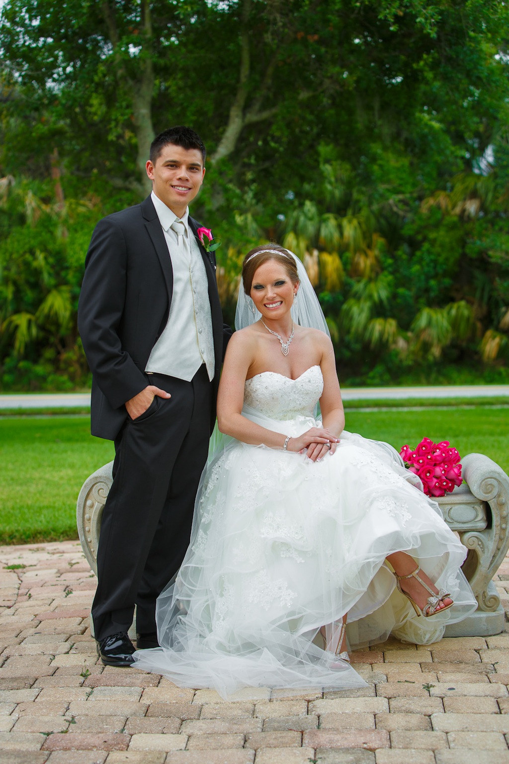 A La Carte Pavilion Wedding - Pink Bling Tampa Wedding - Tampa Wedding Photographer Aaron Lockwood Photography (25)