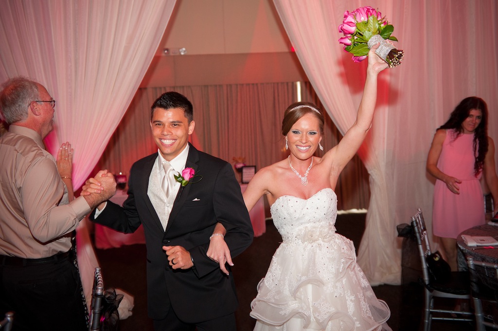 A La Carte Pavilion Wedding - Pink Bling Tampa Wedding - Tampa Wedding Photographer Aaron Lockwood Photography (36)