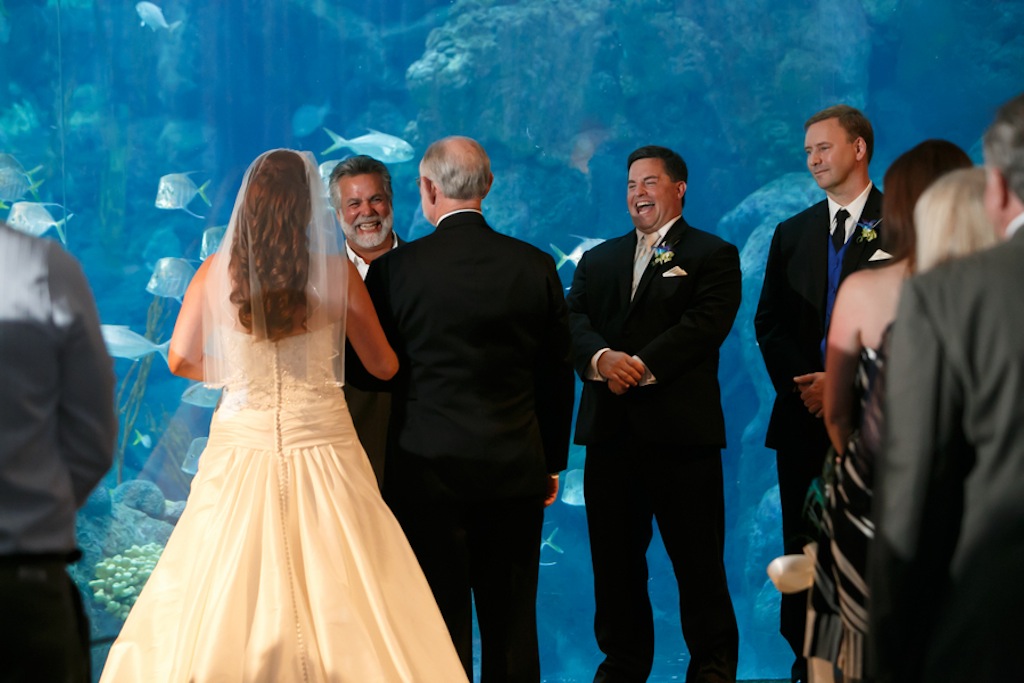 Gasparilla Inspired Peacock Wedding at the Florida Aquarium by Carrie Wildes Photography (14)