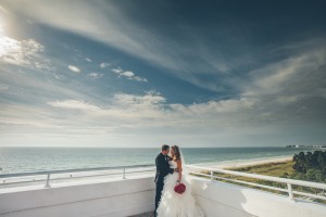 Don CeSar Wedding - Formal, black, white and gold St. Pete Beach Wedding by Parker Young Photography (15)