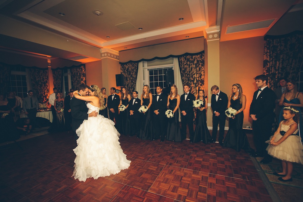 Don CeSar Wedding - Formal, black, white and gold St. Pete Beach Wedding by Parker Young Photography (43)