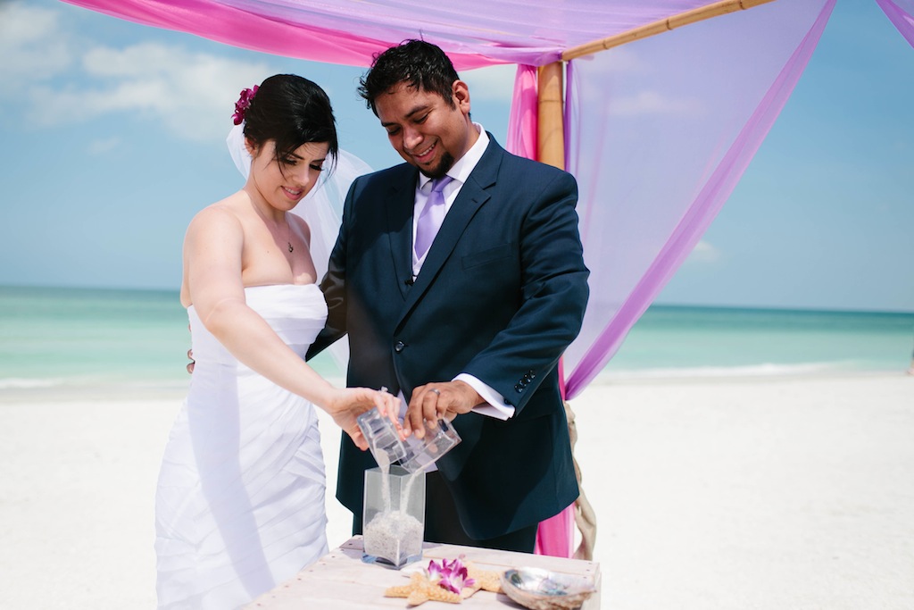 Pink & Lavender Tropical Destination Wedding - Pass-a-Grille Beach Wedding - Sophan Theam Photography & Tide the Knot Beach Weddings (29)