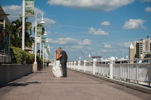 Downtown Tampa Bride & Groom
