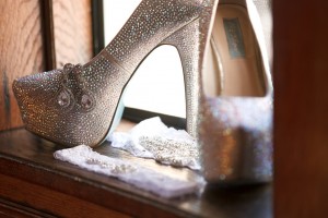 Silver Bling Wedding Shoes