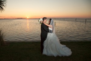 Sunset Waterfront Sarasota, Florida Wedding - Carrie Wildes Photography