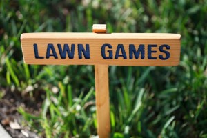 Lawn Games Yard Sign