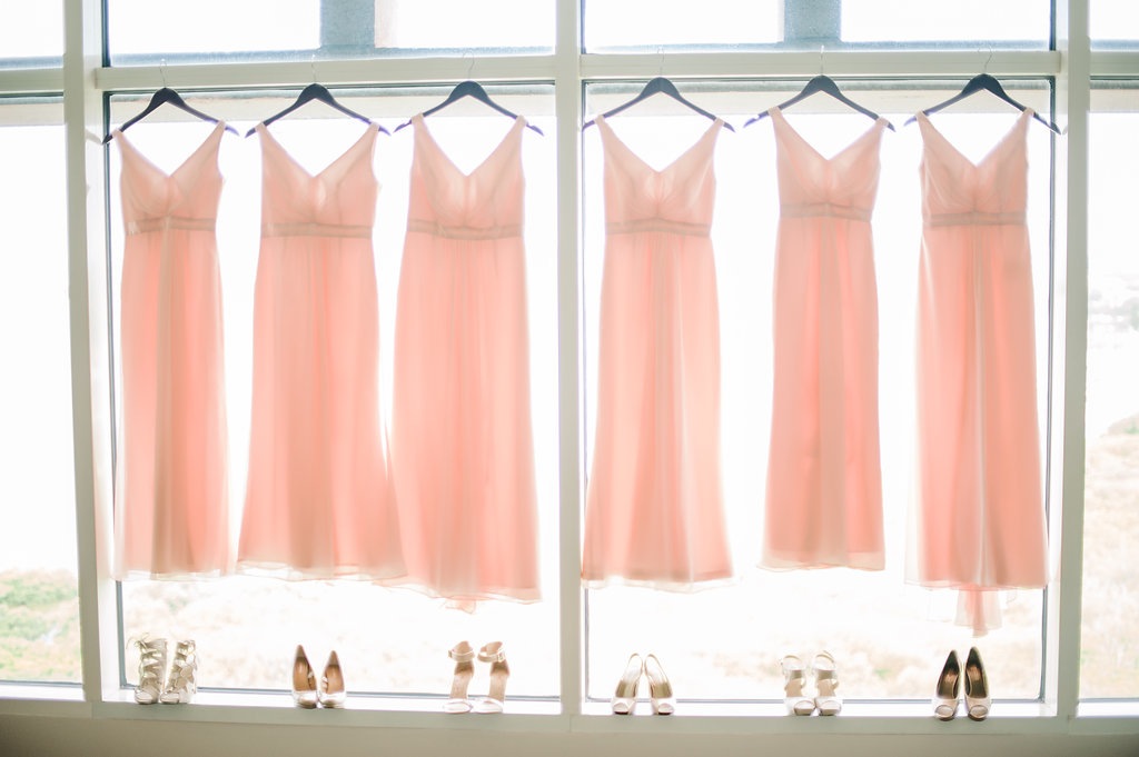 3 Pink Blush Bridesmaid Dresses