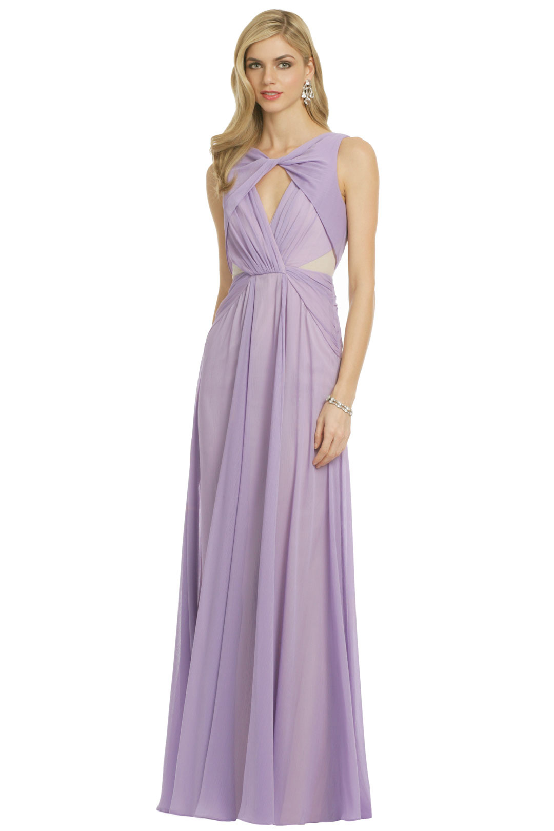 Rent the Runway - Badgley Mischka Pastel Petunia Gown