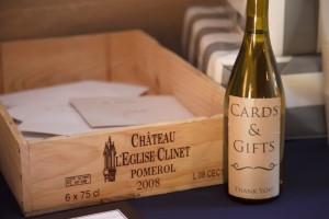 Wine Box Card and Gift Box Holder