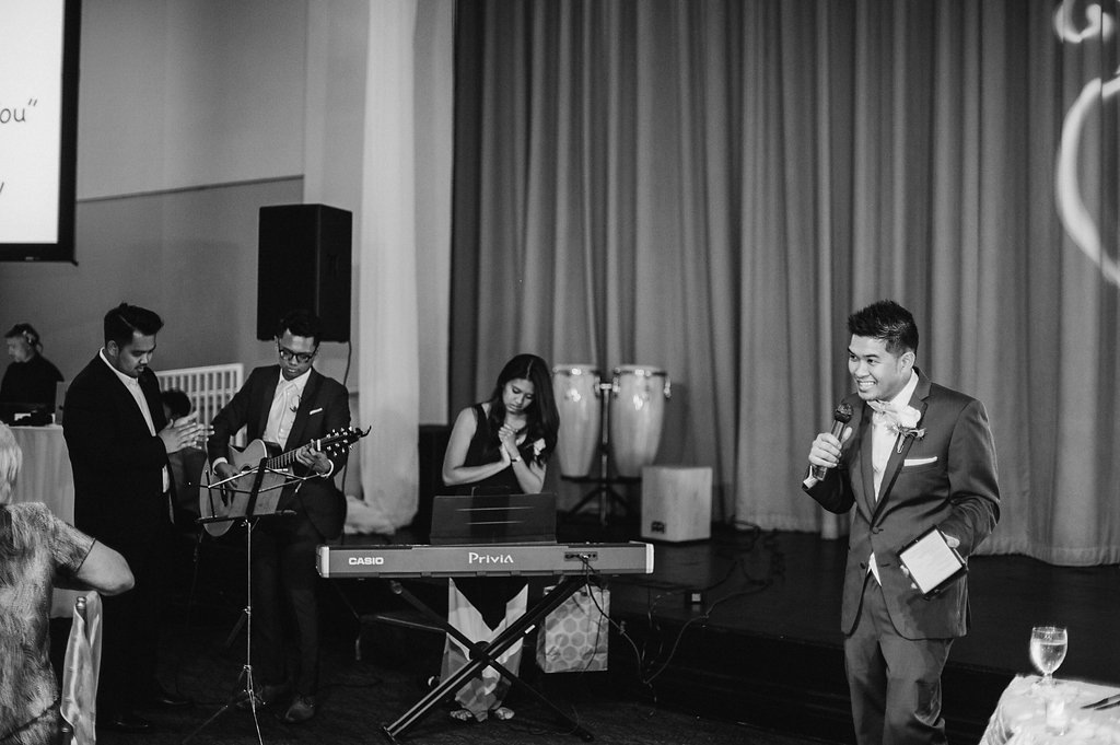 48 Groom Toast with Band