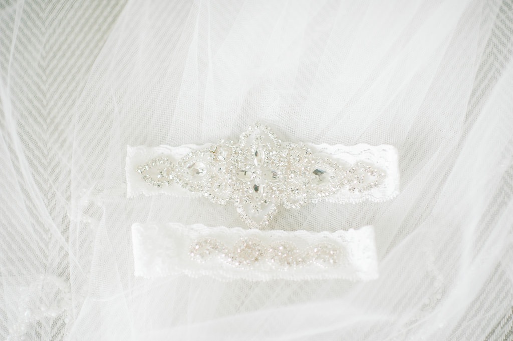 5 Rhinestone Garter and Belt