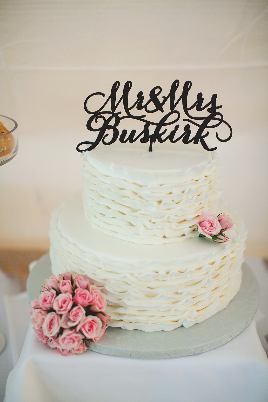 Ruffled Wedding Cake