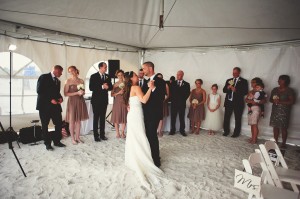 Honeymoon Island Beach Wedding Reception First Dance