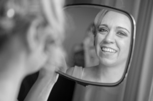 Bride Getting Ready on Wedding Day