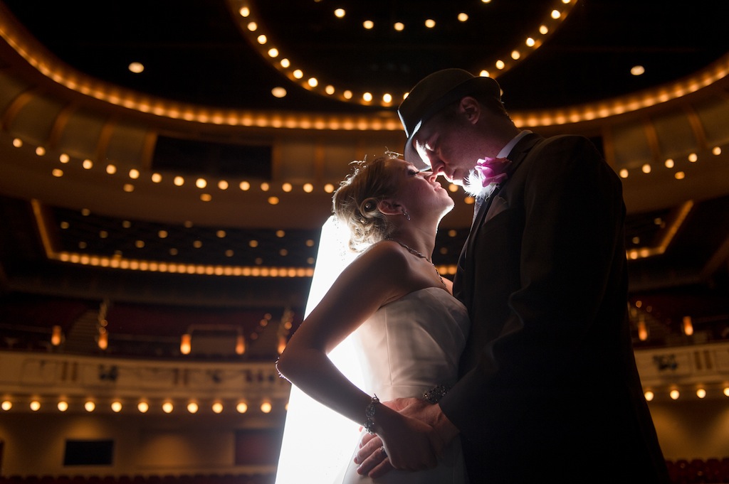 Mahaffey Theatre Wedding on Stage