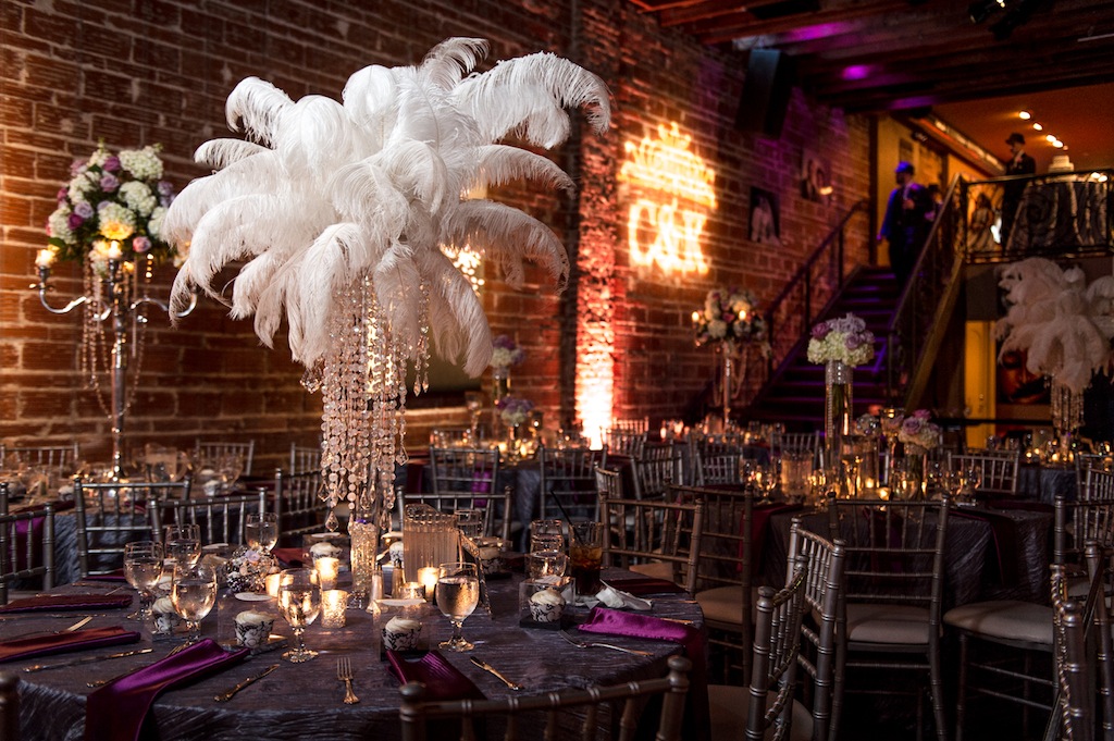 1920's Vintage Feather Centerpiece